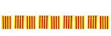 8850 BANDERA CATALANA PLASTICO